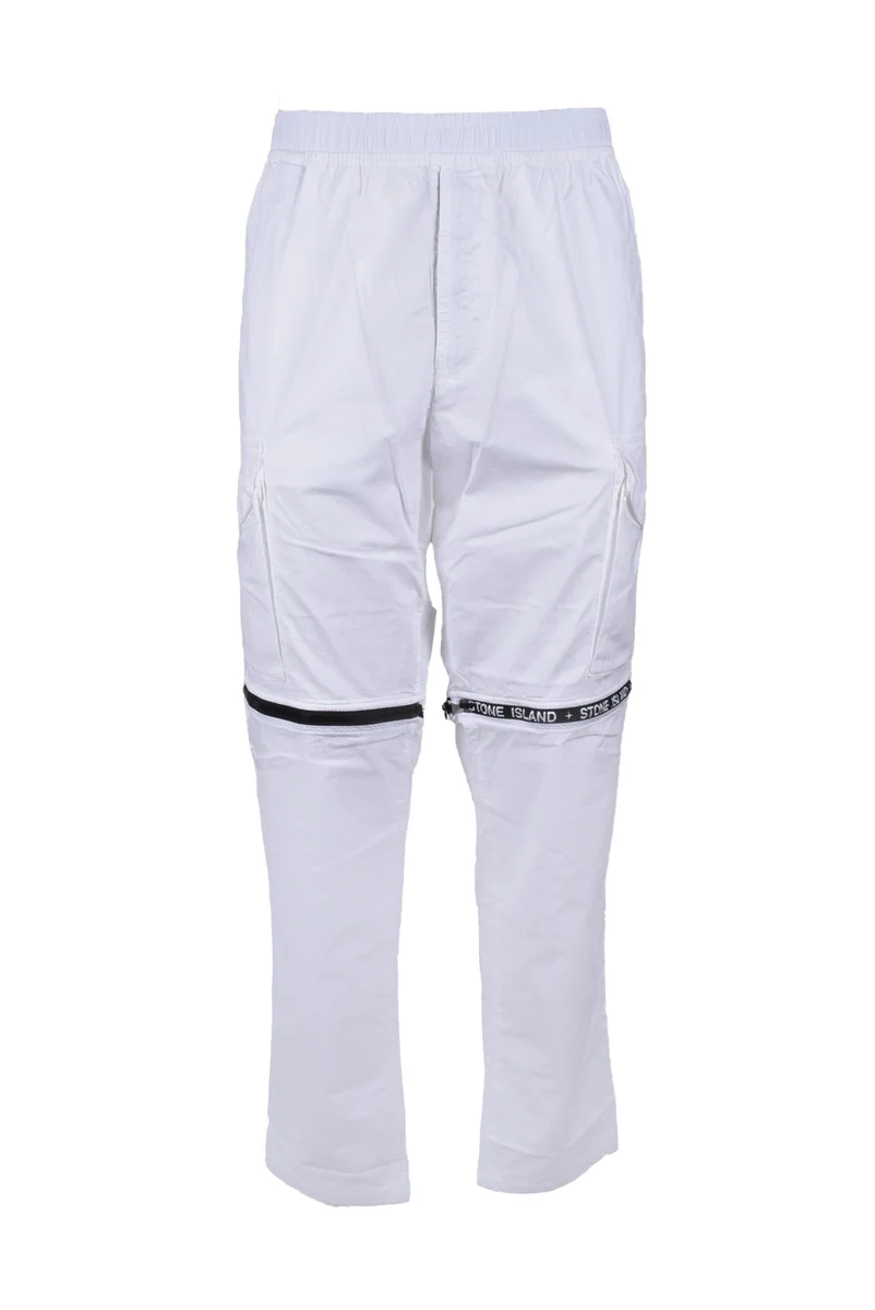 Cargo Cotone Stretch - Bianco