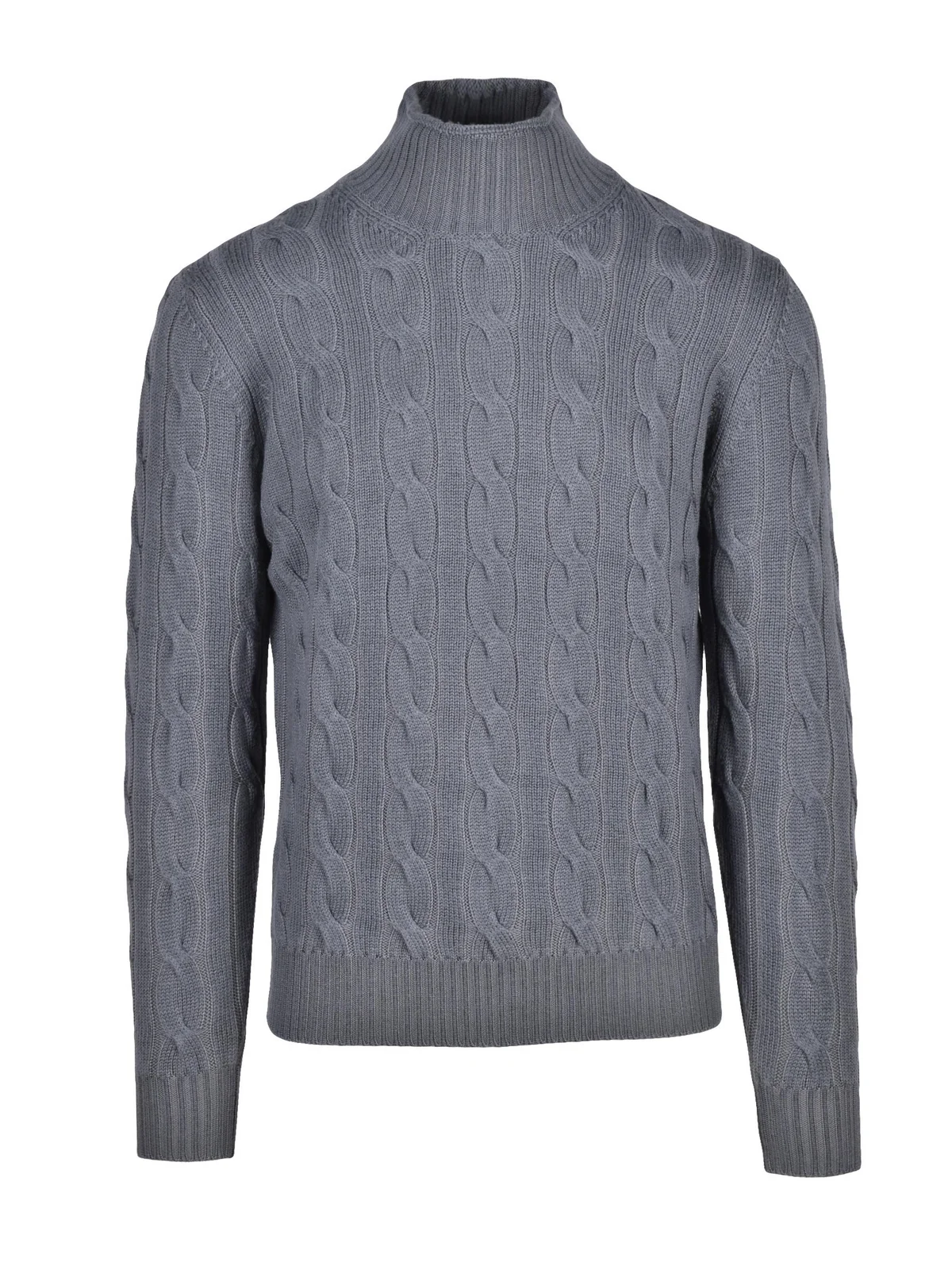 Maglione Treccce Vulcano - Grigio