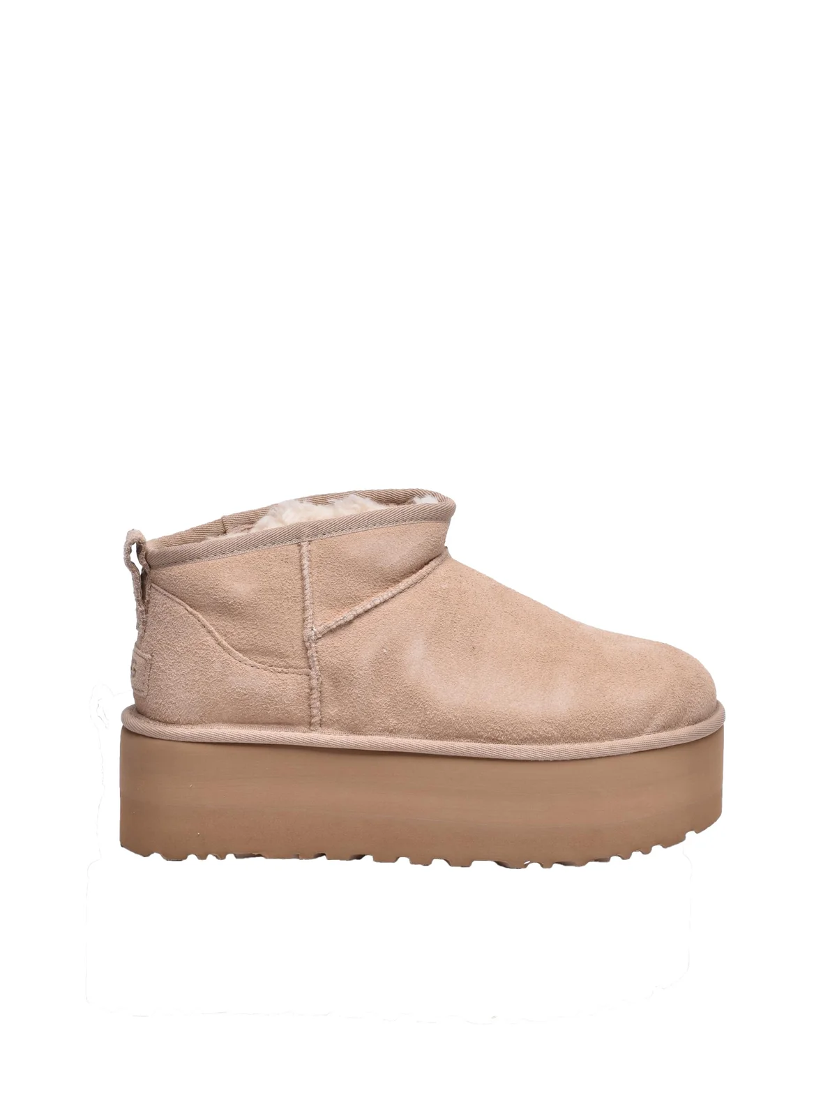 Stivaletto Ultra Mini Platform - Beige