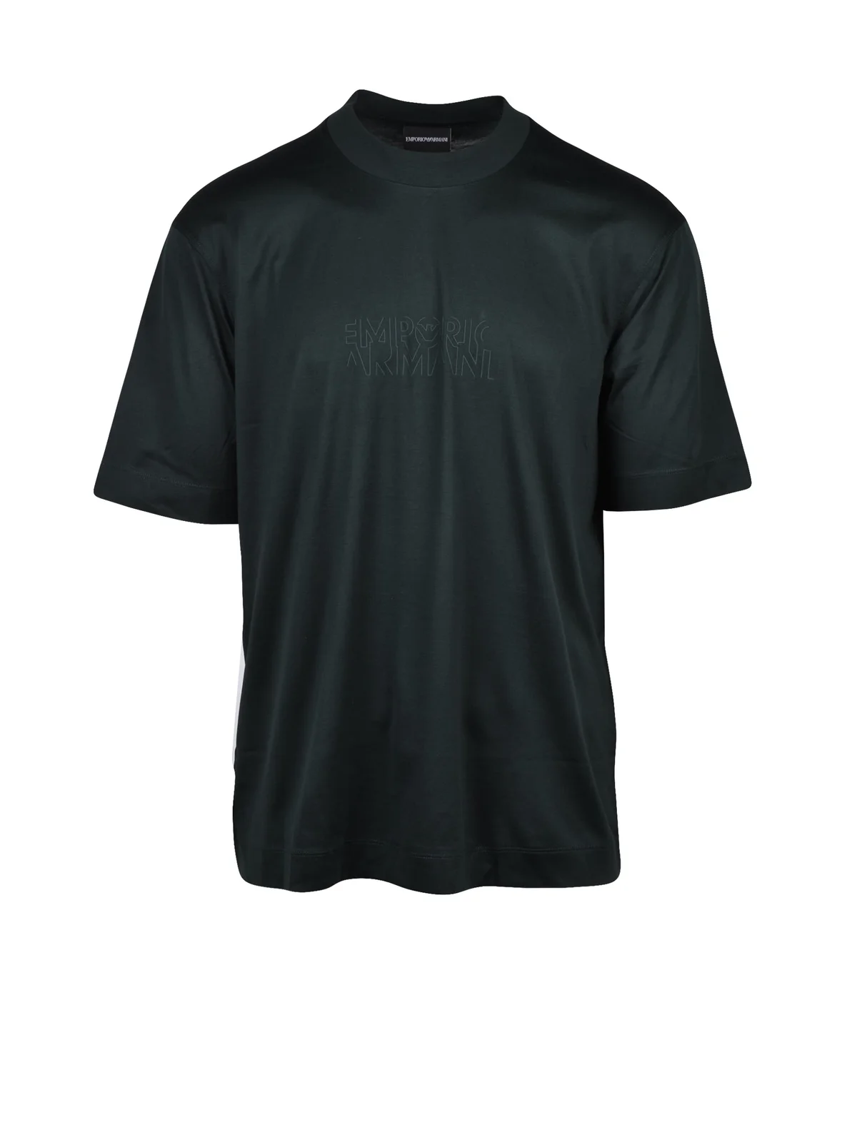 T-shirt Lyocell Cotone - Verde Bottiglia