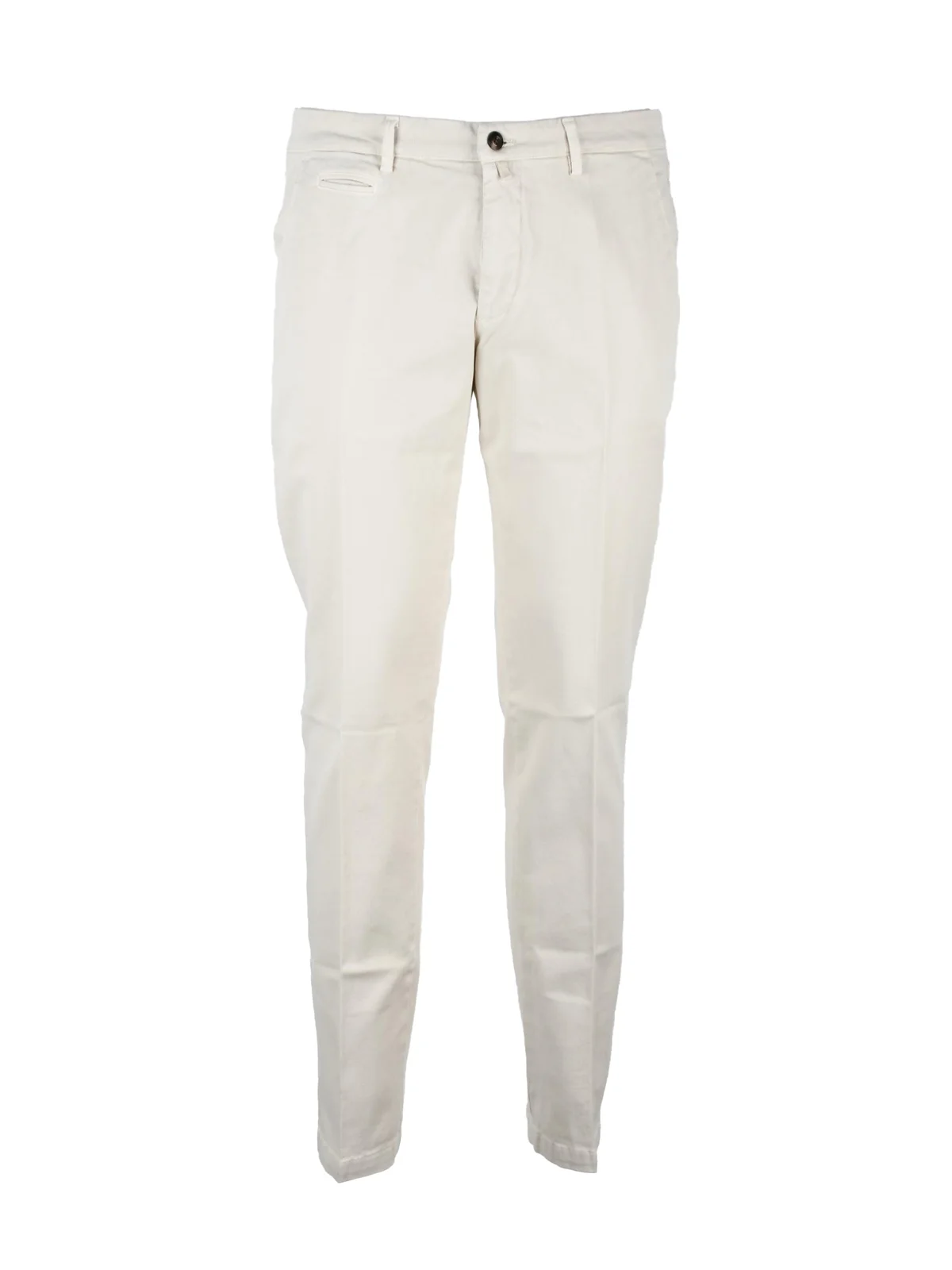 Pantaloni Cotone Stretch - Bianco