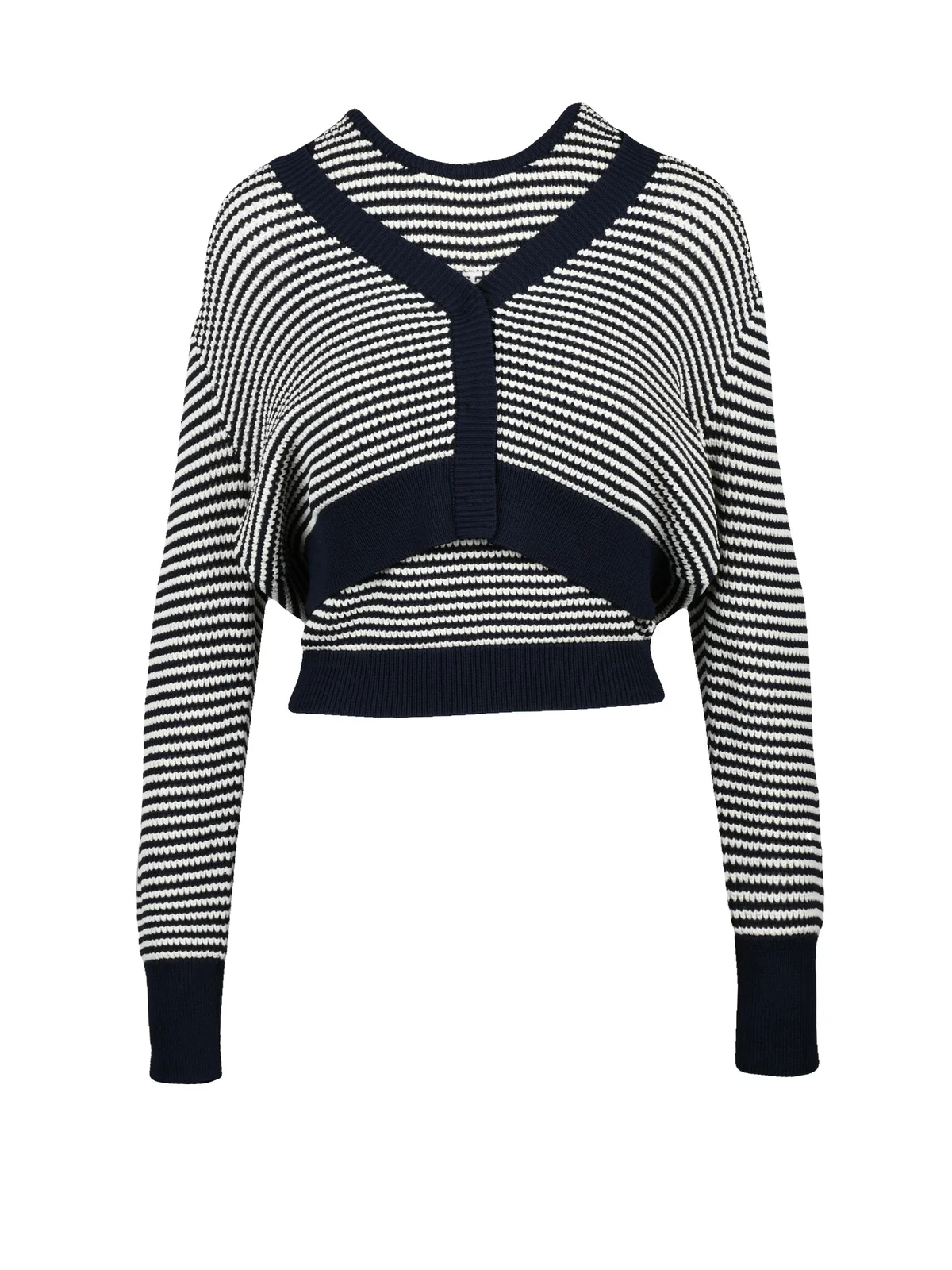 Coordinato Tricot Blu/Bianco