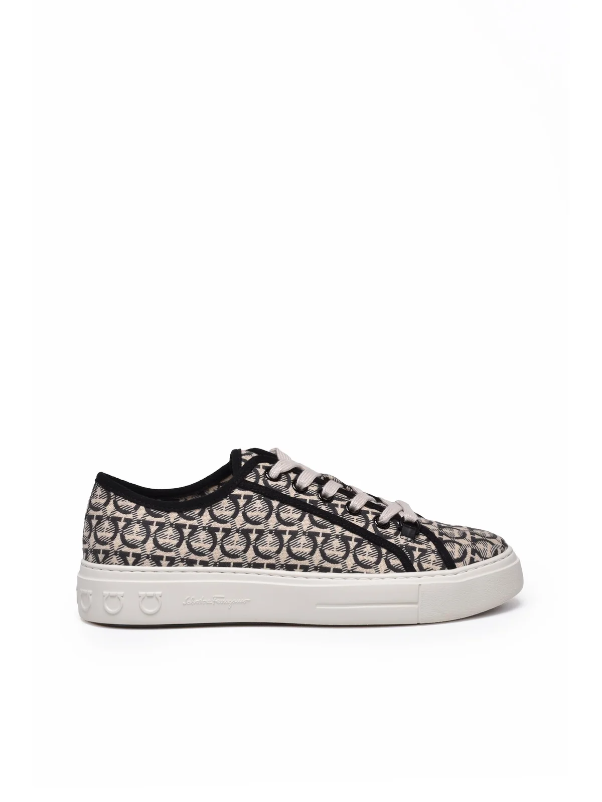 Sneakers Anson Tela - Nero/Beige